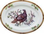 Game Birds Wild Turkey Oval Platter 14.25\ Length


